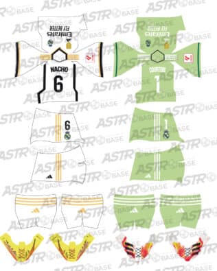 Real Madrid 2023 / 2024 - For 2K4 figures