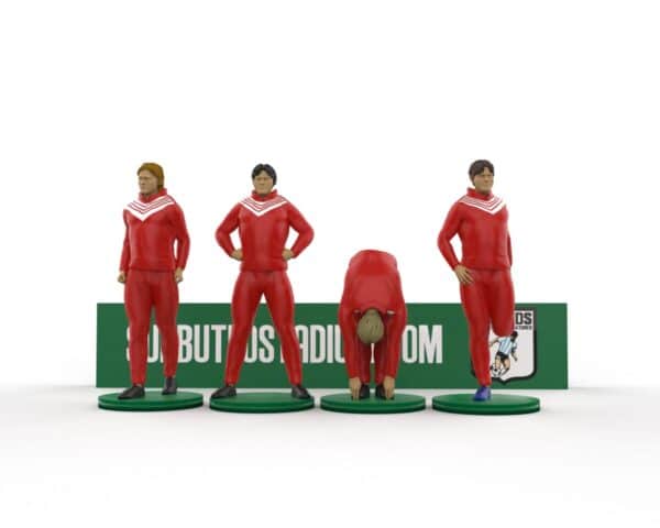 Reserve players warming up – Hand-Painted Subbuteo Accessory (Set of 4) - Image 7