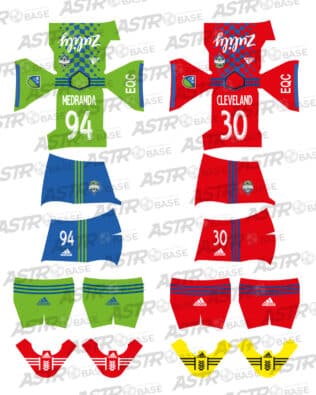 Seattle Sounders 2021 / 2022 - For 2K4 figures
