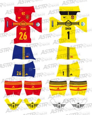 Spain Euro 2021 - For 2K4 figures