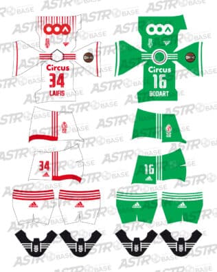 Standard Liège away 2021 / 2022 - For 2K4 figures