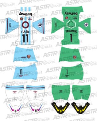 West Ham away 2021 / 22 - For HW figures