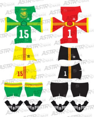 Zaire World Cup 1978 - For 2K4 figures