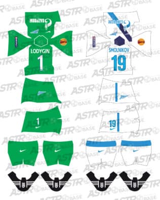 Zenit Saint Petersburg away 2014 / 2015 - For HW figures