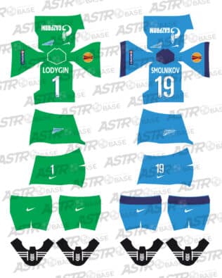 Zenit Saint Petersburg home 2014 / 2015 - For HW figures