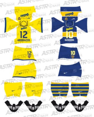 Boca Juniors 1996 / 1997 - For 2K4 figures