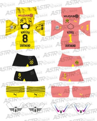 Borussia Dortmund 2023 / 2024 Champions League Finalist - For 2K4 figures