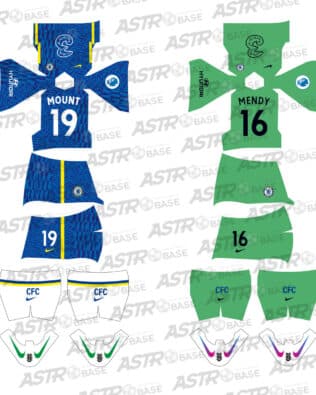 Chelsea home 2021 / 2022 - For HW figures