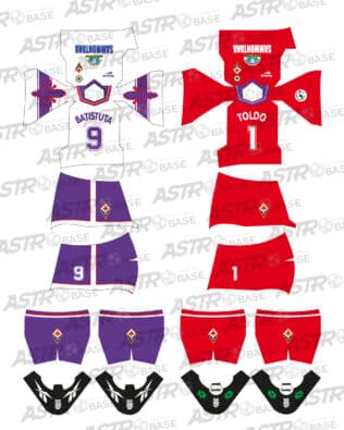 Fiorentina 1996 / 1997 Italian Cup Winner - For HW figures