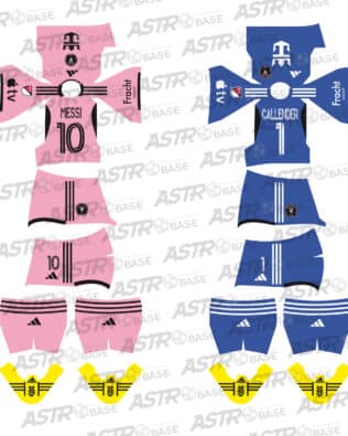 Inter Miami home 2024 / 2025 - For 2K4 figures
