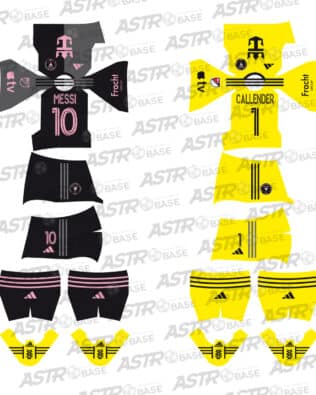 Inter Miami away 2024 / 2025 - For 2K4 figures