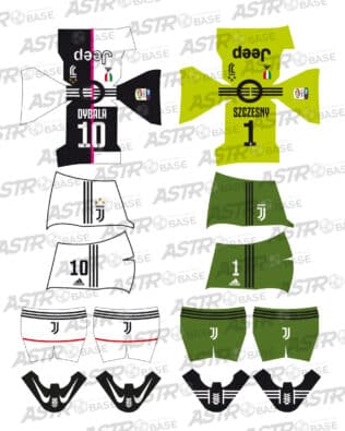 Juventus 2019 / 2020 - For 2K4 figures