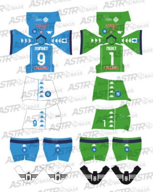 Napoli home 2020 / 2021 - For 2K4 figures