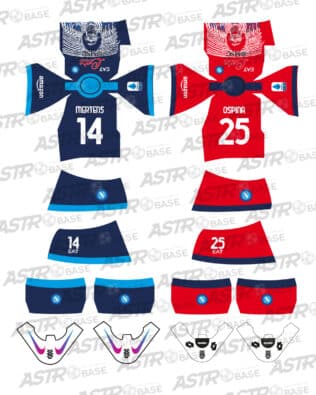 Napoli home Maradona 2021 / 2022 - For HW figures