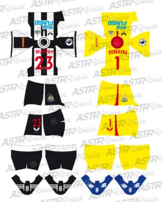 Newcastle home 2021 / 2022 - For 2K4 figures