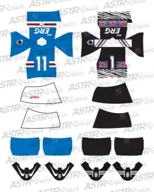 Sampdoria home 1990 / 1991 - For 2K4 figures