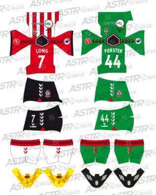 Southampton home 2021 / 2022 - For 2K4 figures
