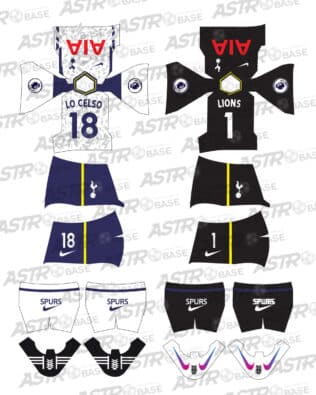 Tottenham 2020 / 2021 - For 2K4 figures