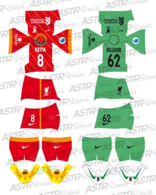 Liverpool home 2021 / 2022 - For 2K4 figures