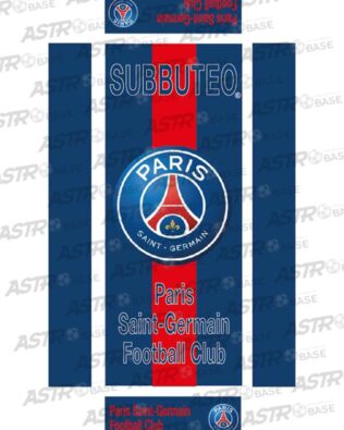 Paris Saint Germain PSG LOGO - With 10 slots tray and for short rodded Subbuteo original keepers