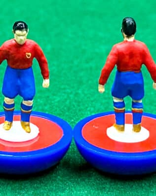 Romana US 1927 - Team+2 substitutes and a spare goalkeeper in SUBBUTEO REPLICA COLORED BOX (name, logo and figure of the team on the cover)