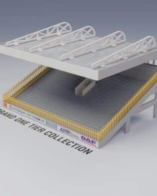 Grand One Tier Fences - Yellow