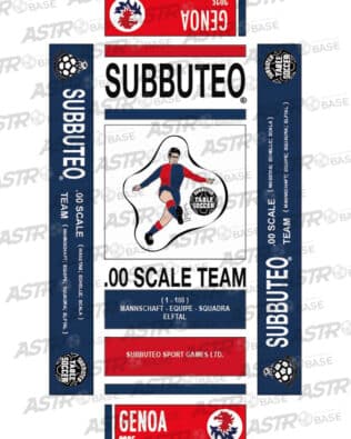 Genoa 2025 - With 10 slots tray and for short rodded Subbuteo original keepers