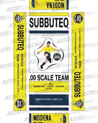 Modena 2025 / 2026 - With 10 slots tray and for short rodded Subbuteo original keepers
