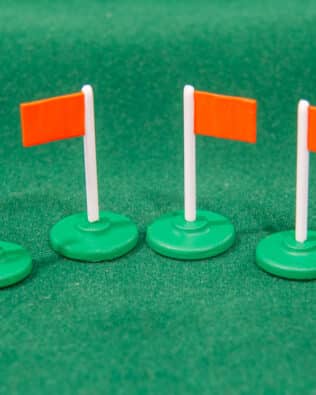 Corner flags big size - Orange / Green base