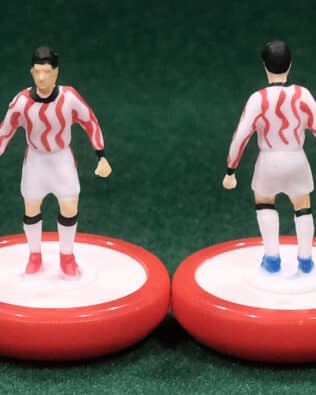 Stoke City 2026 - Team + 2 substitutes and spare keeper (SAME KIT OF THE RODDED KEEPER) in SUBBUTEO REPLICA GREEN BOX from the 70s
