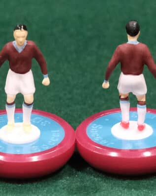 West Ham 2026 - Team + 2 substitutes and spare keeper (SAME KIT OF THE RODDED KEEPER) in SUBBUTEO REPLICA GREEN BOX from the 70s