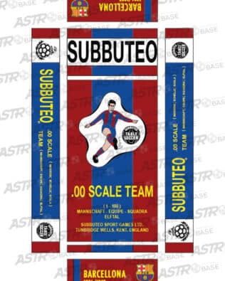 Barcelona 1996/1997 - With 10 slots tray and for short rodded Subbuteo original keepers