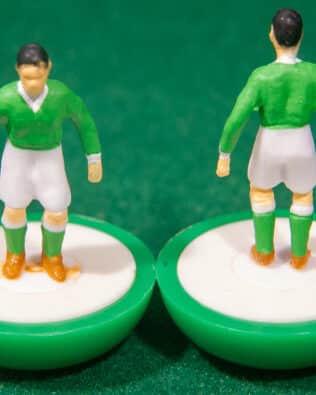 Northern Ireland World Cup 1958 - Team + 2 substitutes and spare keeper (SAME KIT OF THE RODDED KEEPER) in Soccer3D BOX
