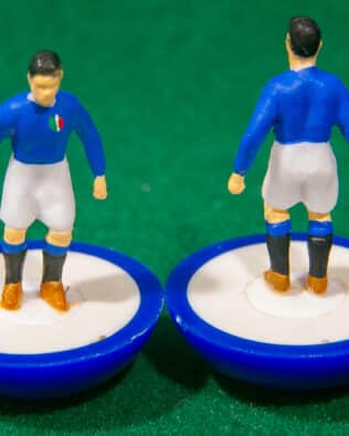 Italy World Cup 1950 - Team in COLORED REPLICA SUBBUTEO BOX (on the cover name, figure and logo of the contained team)