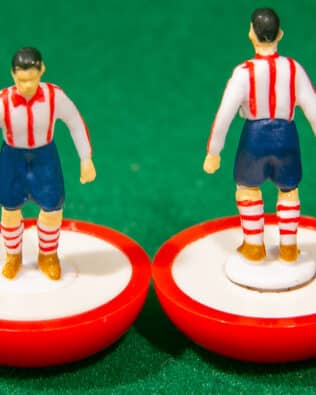 Paraguay World Cup 1950 - Team in COLORED REPLICA SUBBUTEO BOX (on the cover name, figure and logo of the contained team)