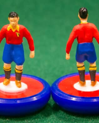 Romania World Cup 1930 - Team in COLORED REPLICA SUBBUTEO BOX (on the cover name, figure and logo of the contained team)