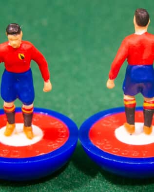 Spain World Cup 1962 - Team in COLORED REPLICA SUBBUTEO BOX (on the cover name, figure and logo of the contained team)