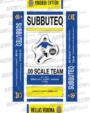 Verona 2023 white pants - With 10 slots tray and for short rodded Subbuteo original keepers