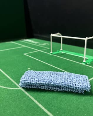 SUBBUTEO C61207 Replica plastic goals (NET UNASSEMBLED) - Sky blue netting