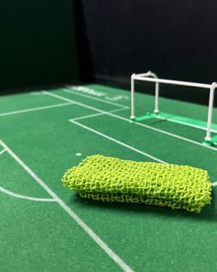 SUBBUTEO C61207 Replica plastic goals (NET UNASSEMBLED) - Lime netting