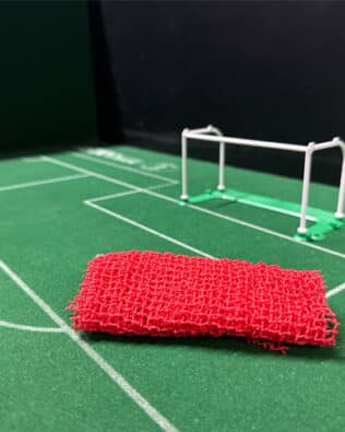 SUBBUTEO C61207 Replica plastic goals (NET UNASSEMBLED) - Red netting