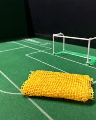 SUBBUTEO C61207 Replica plastic goals (NET UNASSEMBLED) - Yellow netting