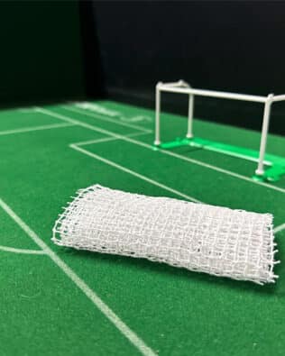 SUBBUTEO C61207 Replica plastic goals (NET UNASSEMBLED) - White netting