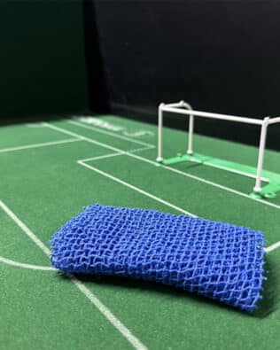 SUBBUTEO C61207 Replica plastic goals (NET UNASSEMBLED) - Blue netting
