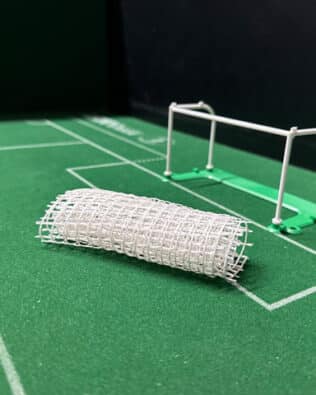 SUBBUTEO C61207 Replica plastic goals (NET UNASSEMBLED) - Synthetic white netting