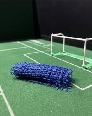 SUBBUTEO C61207 Replica plastic goals (NET UNASSEMBLED) - Synthetic blue netting