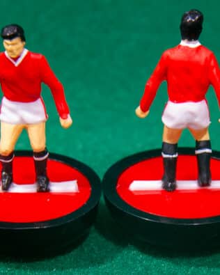 Egypt World Cup 1990 - Team in COLORED REPLICA SUBBUTEO BOX (on the cover name, figure and logo of the contained team)