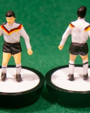 West Germany World Cup 1990 - Team in SUBBUTEO REPLICA GREEN BOX from the 70s