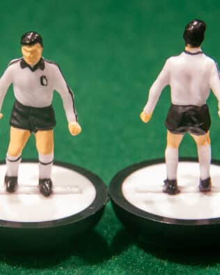 West Germany World Cup 1982 - Team + 2 substitutes and spare keeper (SAME KIT OF THE RODDED KEEPER) in SUBBUTEO REPLICA GREEN BOX from the 70s