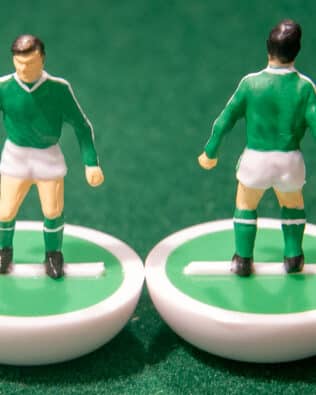 Northern Ireland World Cup 1986 - Team in SUBBUTEO REPLICA GREEN BOX from the 70s